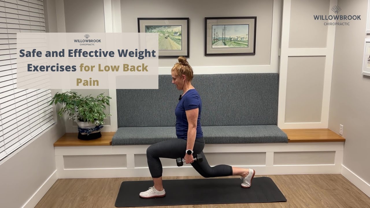 Safe & Effective Weight Exercises for Low Back Pain // Langley BC Chiropractor
