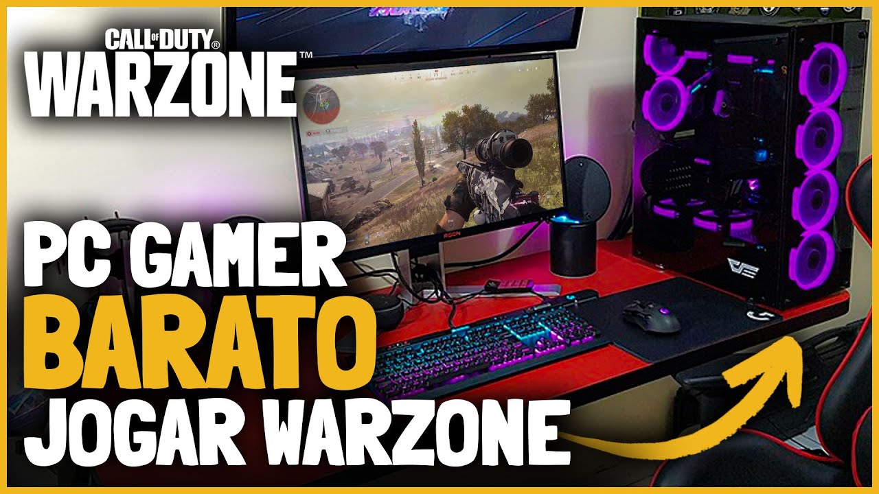 PC GAMER BARATO para jogar COD WARZONE 2022 - Custo Benef&iacute;cio