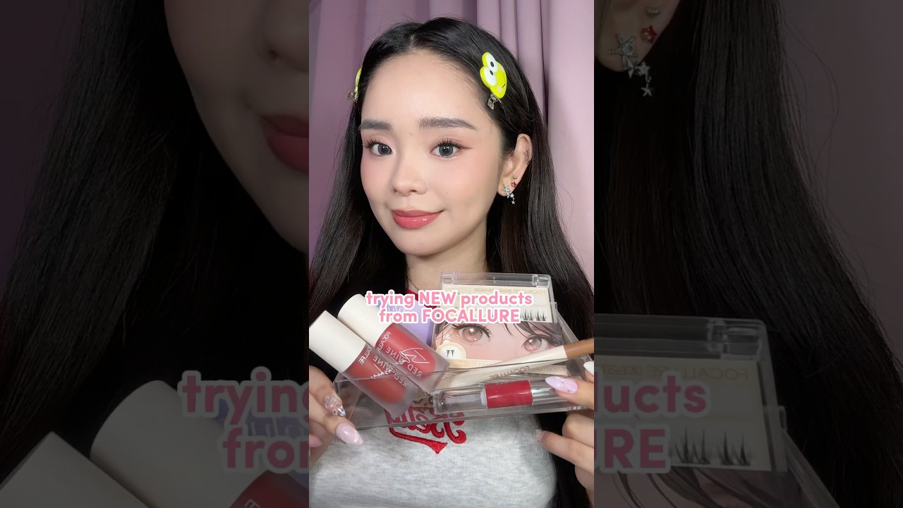 trying new products from Focallure! 💗 #focalluremusthaves #focallureph #makeup #grwm #shorts #fyp