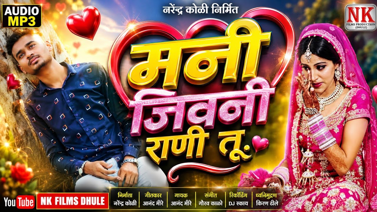 मनी जिवनी राणी तू l Mani Jivani Rani l ahirani song l khandeshi song new l NK FILMS DHULE
