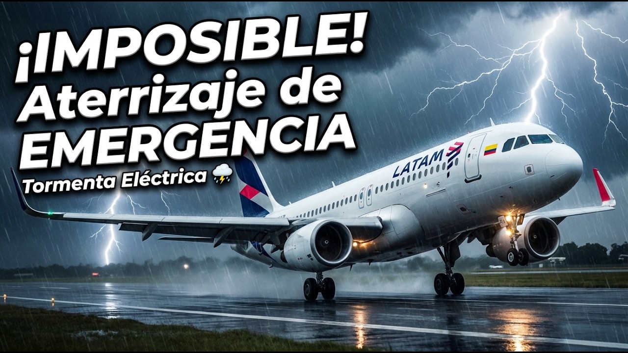 ¡IMPOSIBLE! Aterrizaje de EMERGENCIA en Tormenta Eléctrica ⛈️ | Ep. 001