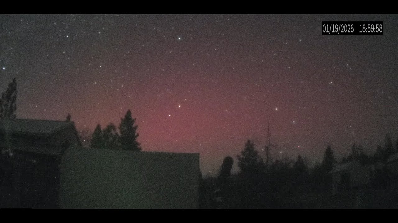 Central California Aurora Webcam (Sierra Nevadas)