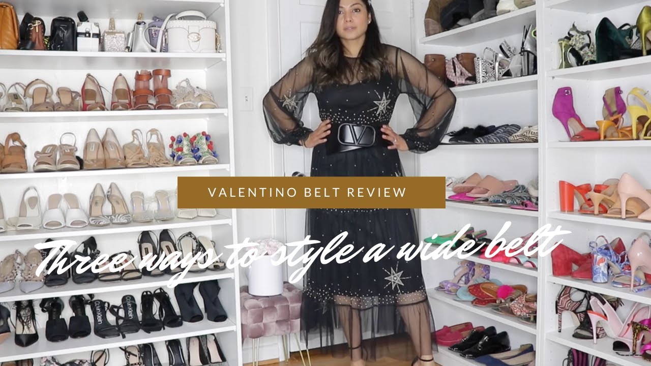Valentino Garavani V-logo belt review and styling II Myriad Musings