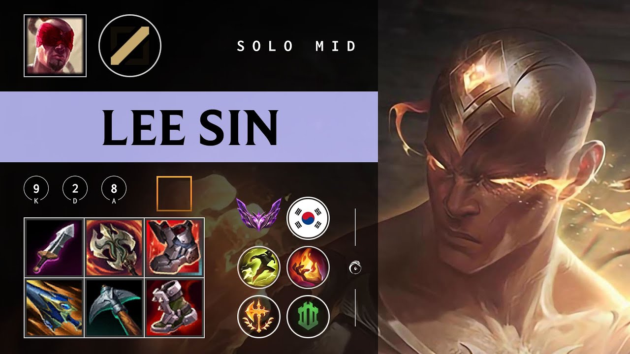 Lee Sin Mid vs Qiyana - KR Master Patch 26.02