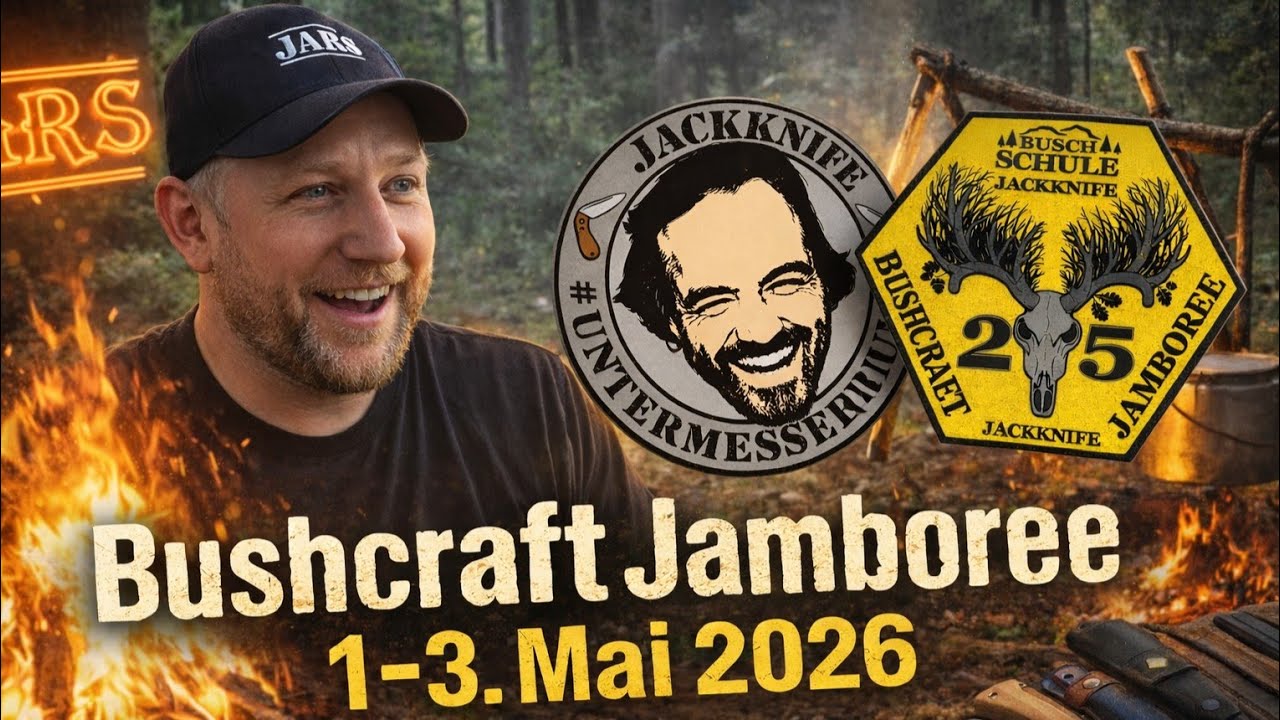 Bushcraft Jamboree 2026 – JARS ist dabei,  als Aussteller vor Ort | Sei auch dabei.