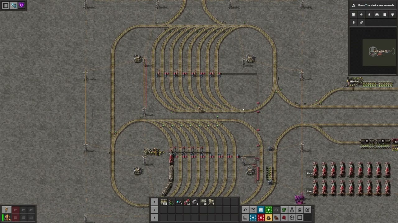 Factorio Logistic Trains Using Interrupts - Factorio 2.0
