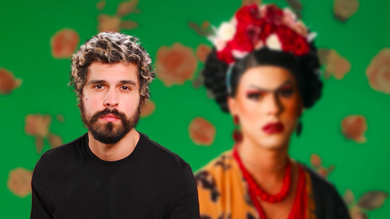 IMPRESSIVE First Time in Drag - Frida Kahlo Transformation