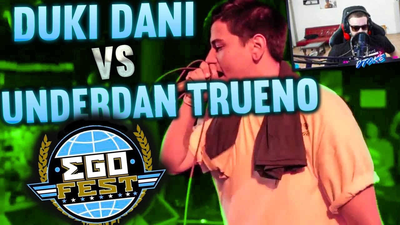DTOKE REACCIONA A Duki Dani VS Underdann Trueno EGO FEST