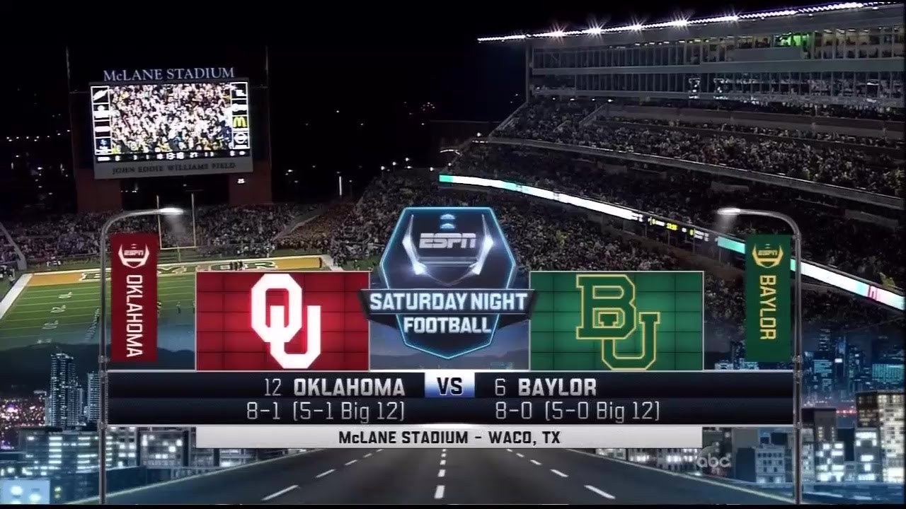 OU vs Baylor 2015