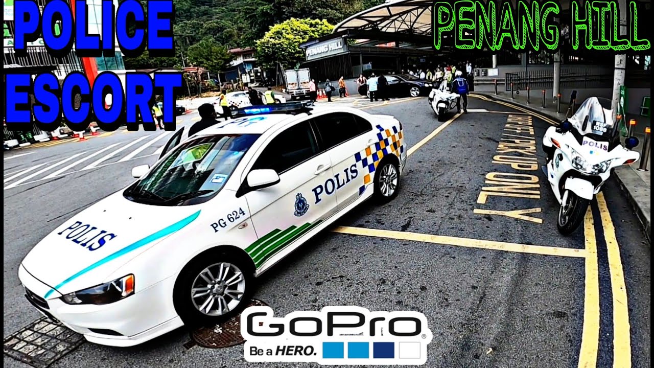 Penang Hill Police Escort/Polis Trafik GoPro Hero8