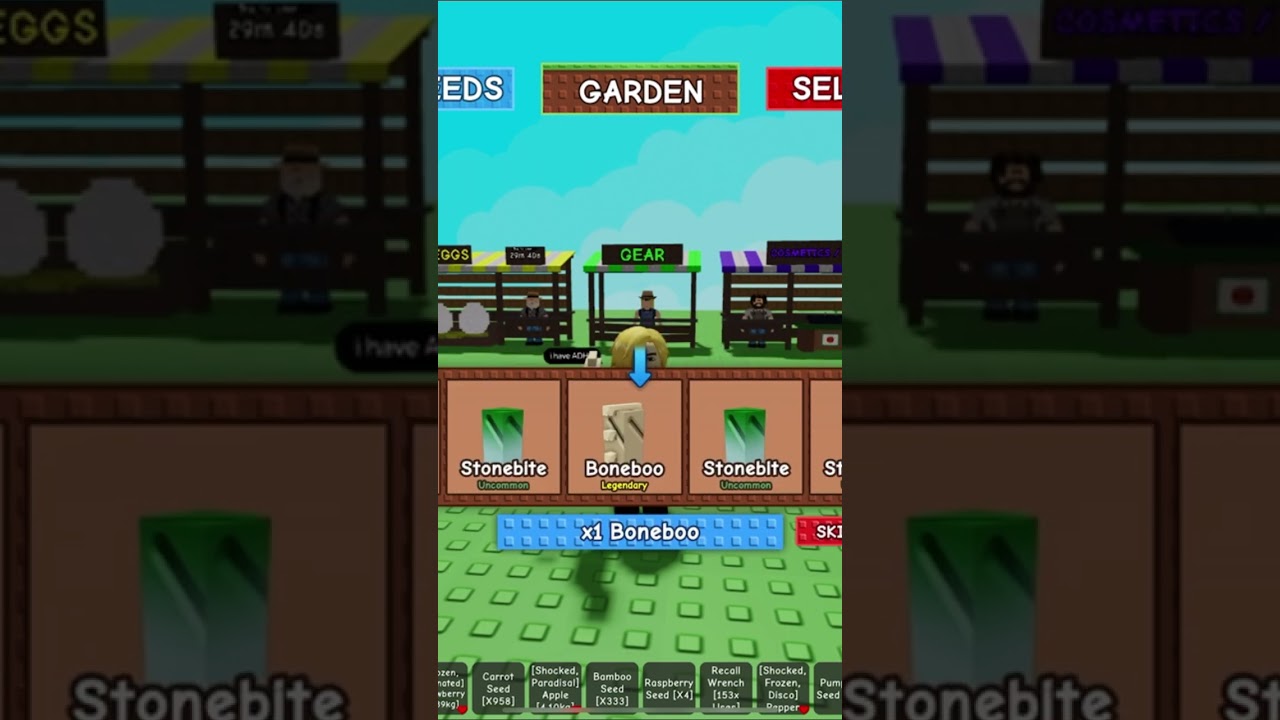 Opening more seed packs! | #roblox #growagarden #luck #seeds 