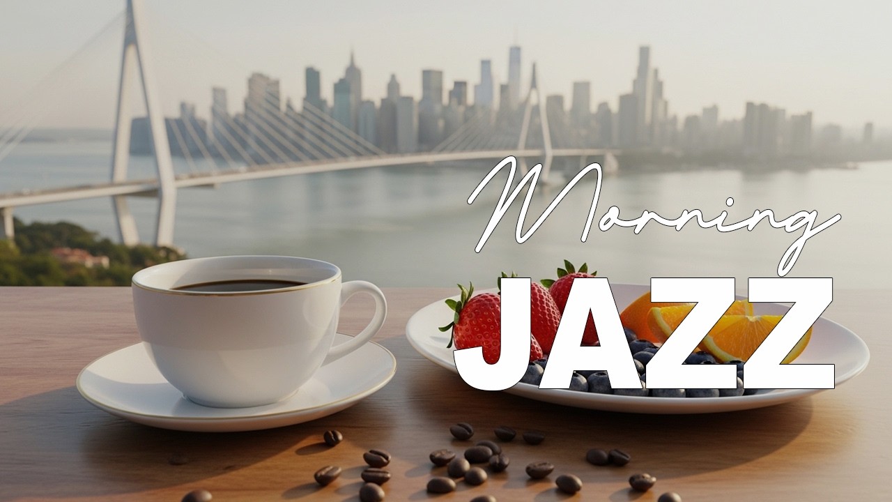 Morning Jazz 🎧 Coffee Shop Ambiance & Sweet Bossa Nova Piano Music for Relaxing & Studying.