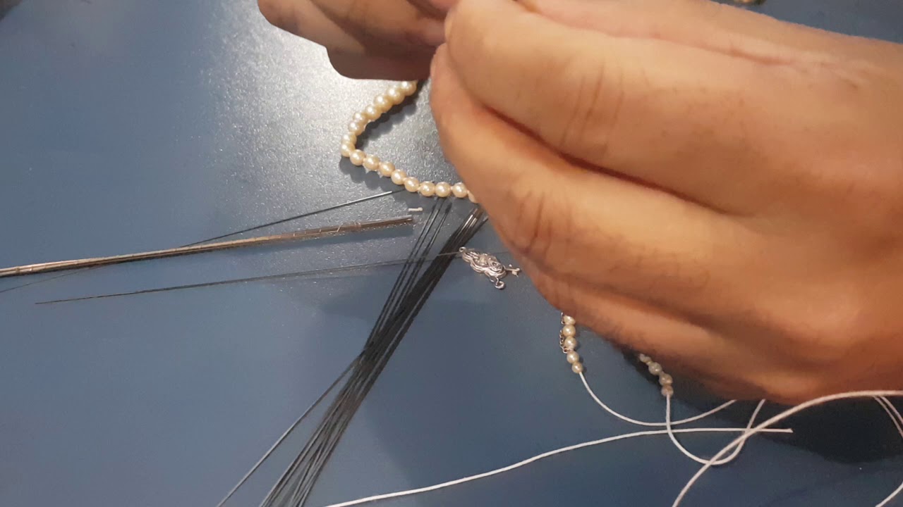 Dica de Ourives: Conduite (canutilho) para colar de pérolas !