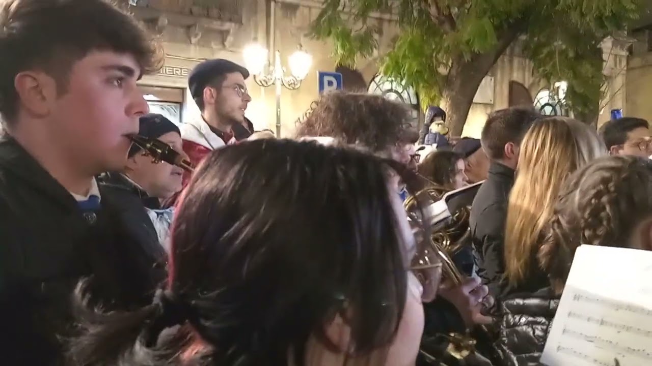 Cristo morto Adrano accompagnato da maestro Alfredo Milazzo di mille colpe reo 2023💗