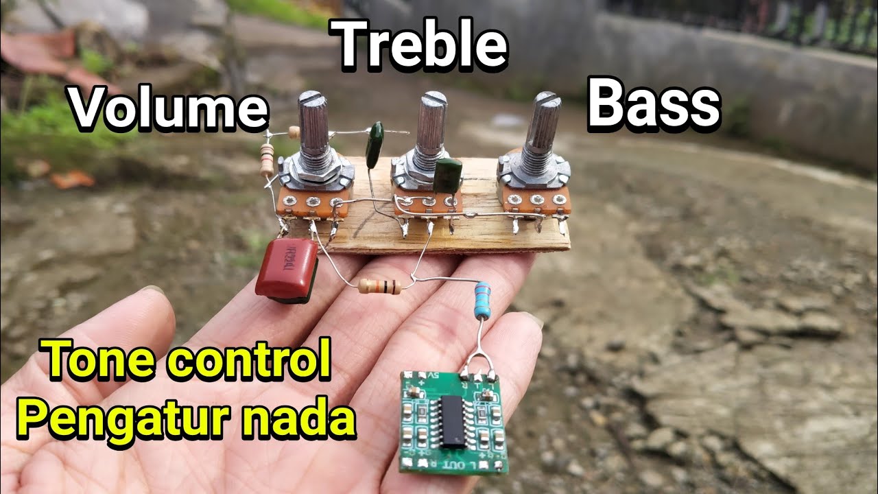 Cara membuat VOLUME, TREBLE, dan BASS pada semua jenis modul amplifier