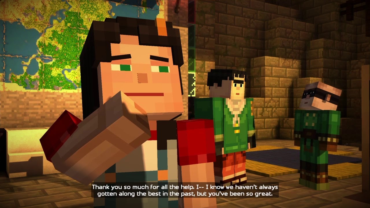 Minecraft Story Mode Episode 2 Lukas X Jesse (Romantic & Cute Scenes)