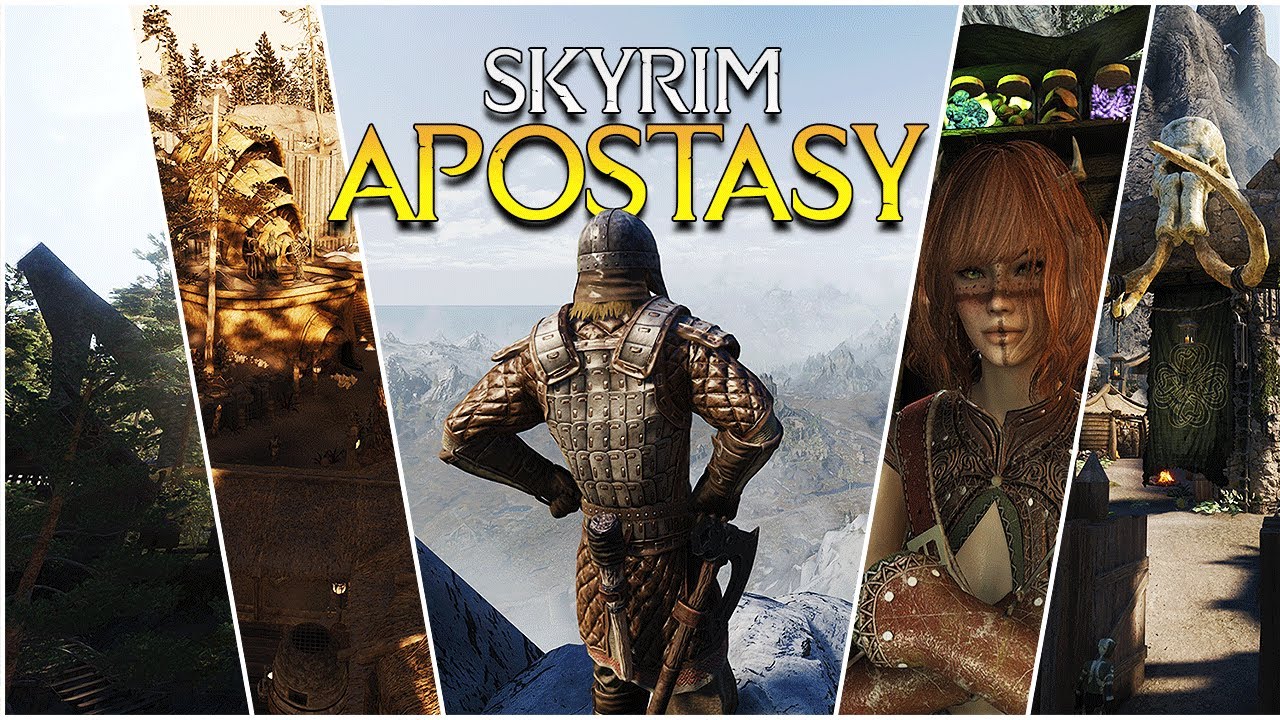 Вам обязательно стоит попробовать этот модлист! — Обзор и демонстрация Skyrim Apostasy