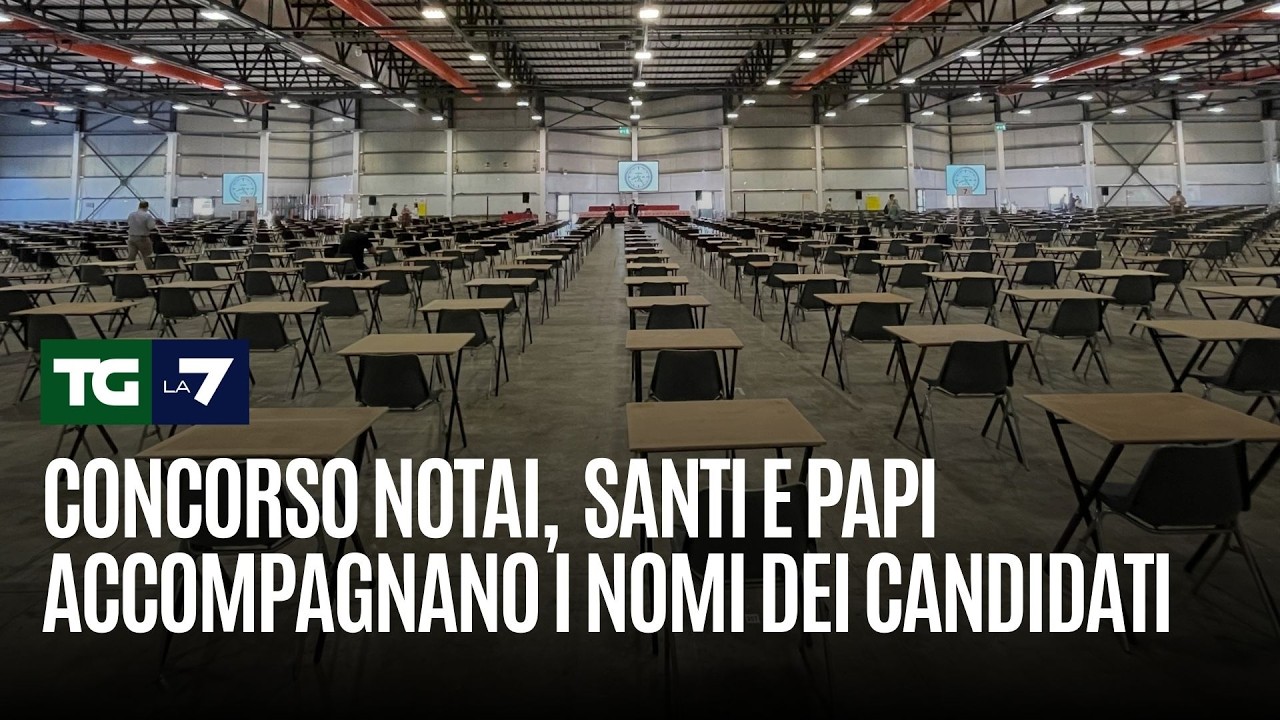 Concorso Notai,  santi e papi accompagnano i nomi dei candidati