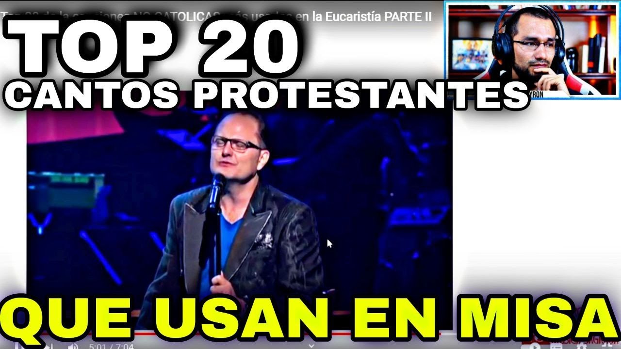 🔺Top 20 Cantos Protestantes 👉Que USAN en MISA 👉Sacerdote reacciona