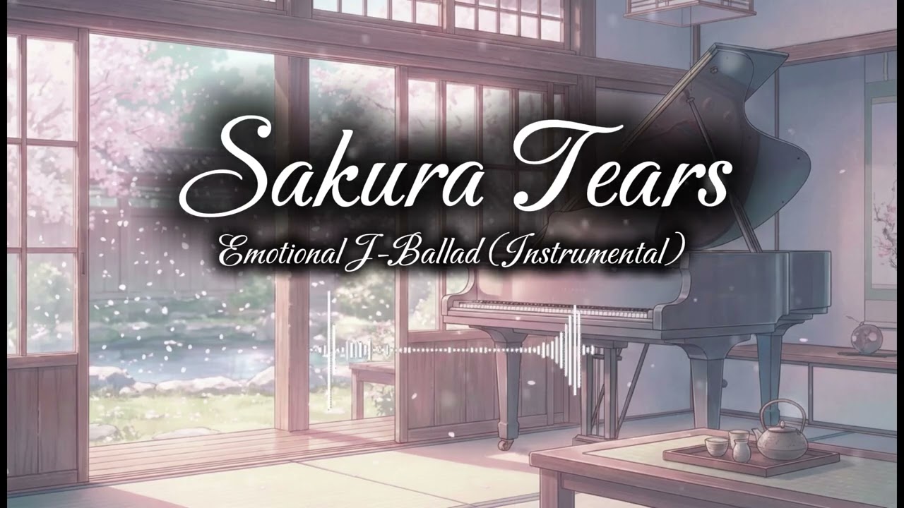 Sakura Tears | Emotional J-Ballad (Instrumental)