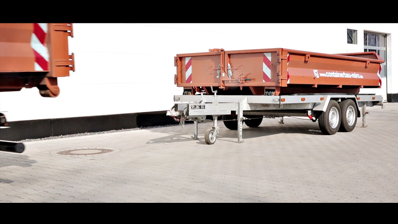 MiRO Fahrzeugbau . Anhänger für City-Container