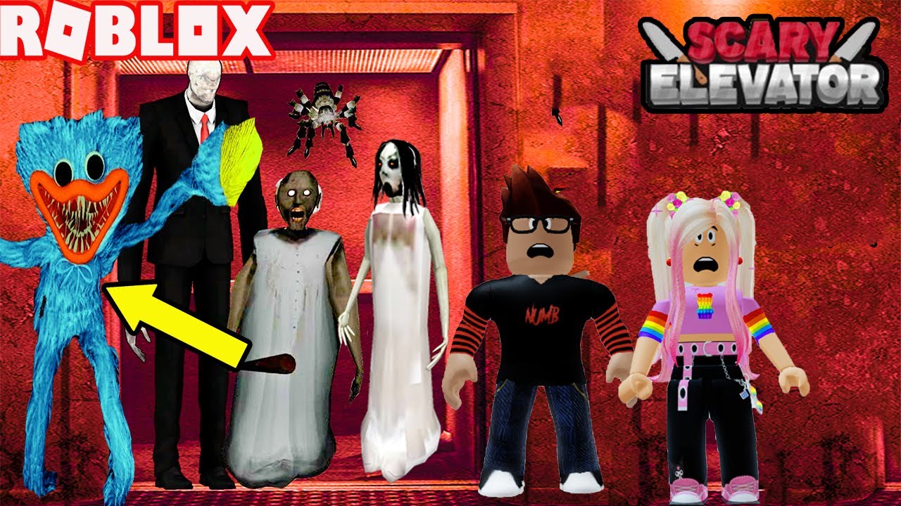 Poppy Playtime nos Persigue en el Scary Elevator! Roblox Gutti Gamer