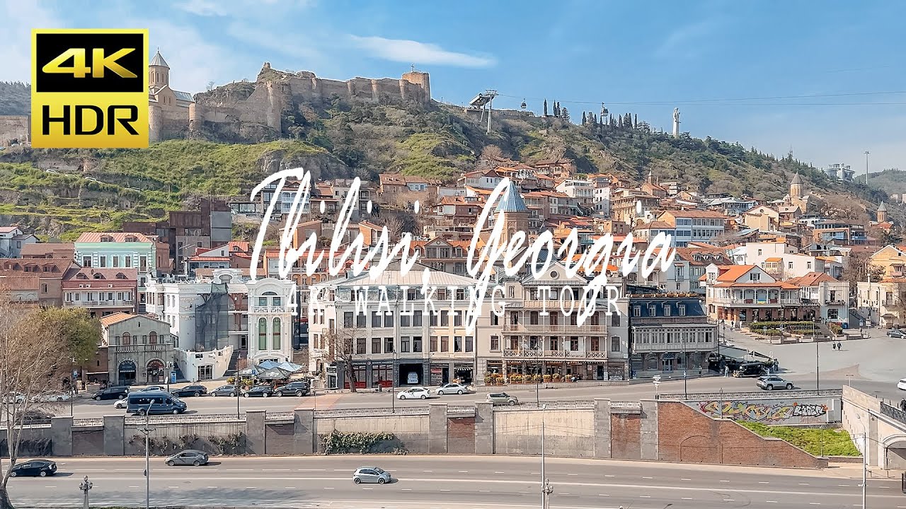 Tbilisi, Georgia l Tbilisi Walking Tour l 4K HDR