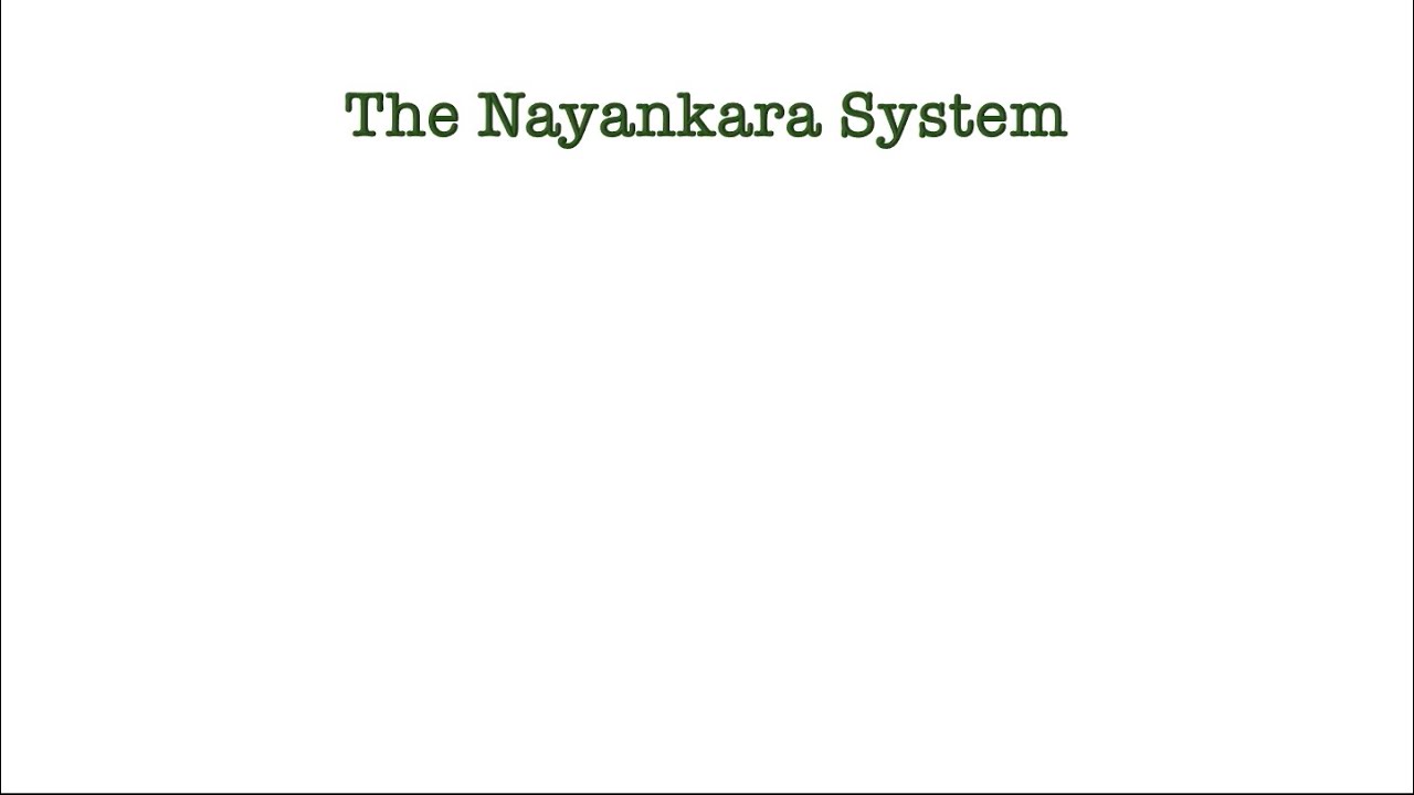 The Nayankara system of Vijayanagar Empire