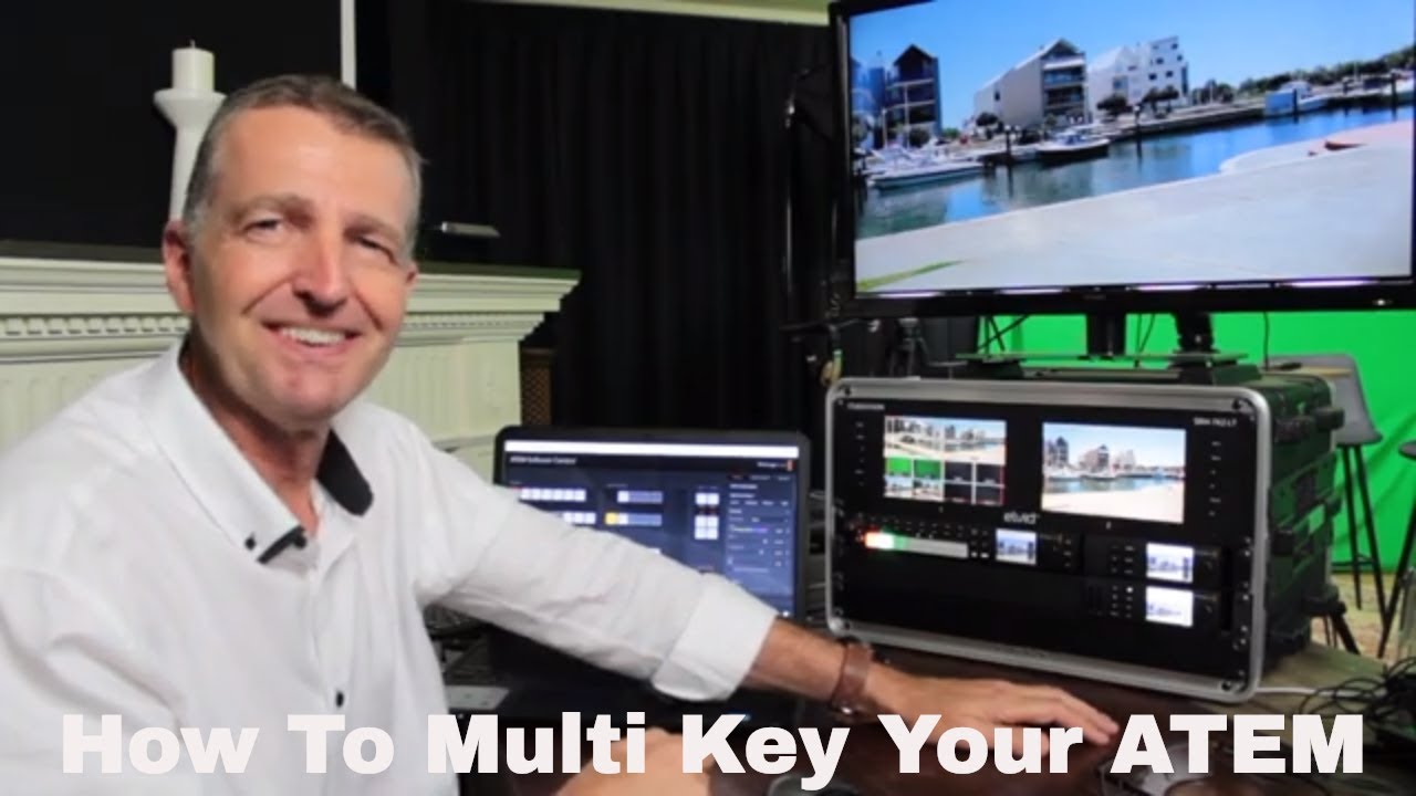 2019 BLACKMAGIC ATEM HD Multi Green Screen Solution for your upstream keyer