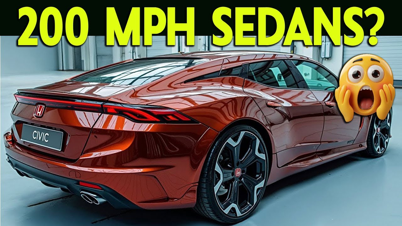 Top 10 FASTEST Sedans in 2025 (200+ MPH SPEED MONSTERS!)