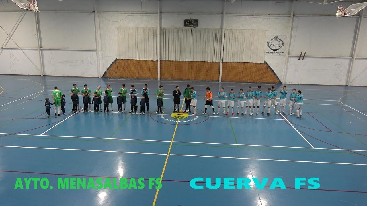 FUTBOL SALA JUVENIL AUTONOMICA GRUPO 1 AYTO. MENASALBAS FS 2-3 CUERVA FS 2019-20