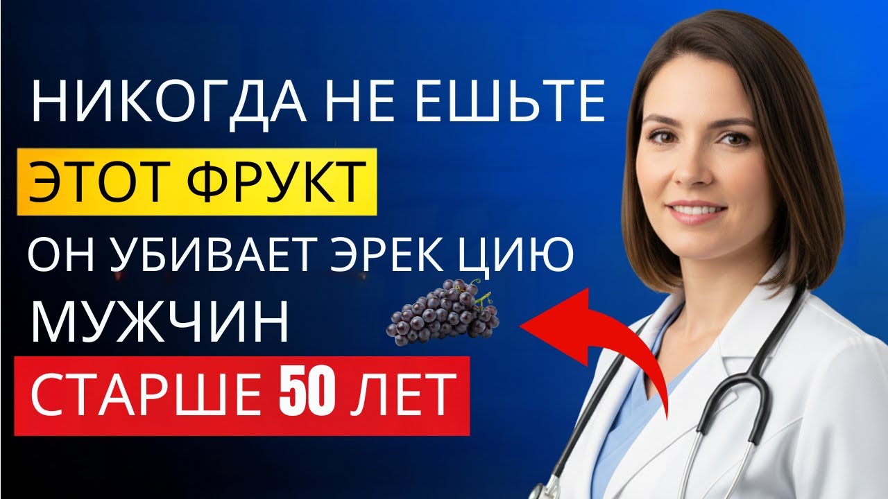 Мужчины 60+: 4 фрукта УБИВАЮТ здоровье — ешьте эти 4 вместо них