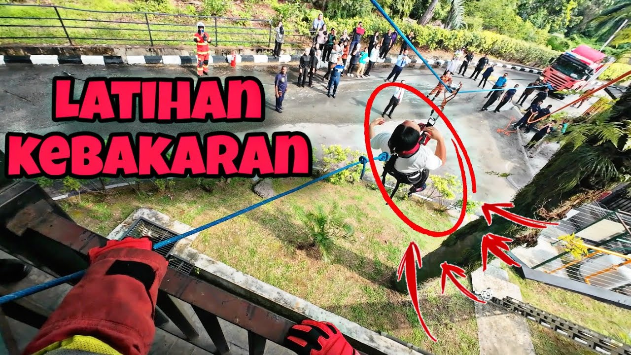 💢TOLONG SAYA ABANG BOMBA‼️😱LATIHAN KEBAKARAN 
