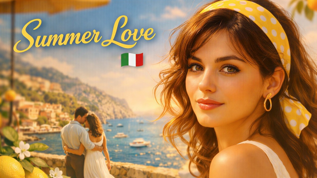 Summer Love in Italy 🇮🇹 | 1960s Vintage Romance by the Sea 🌙