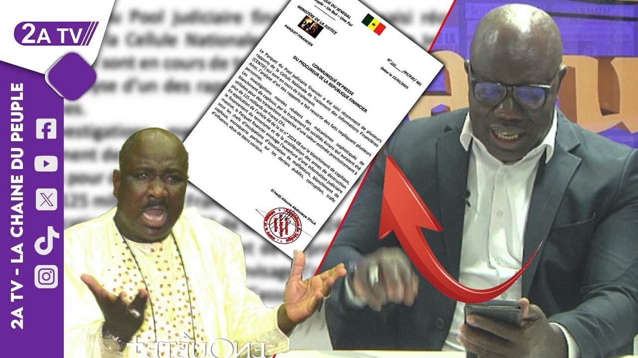 Rapport de CENTIF, Farba NGOM &eacute;pingl&eacute; ? la lecture de Ahmed AIDARA...