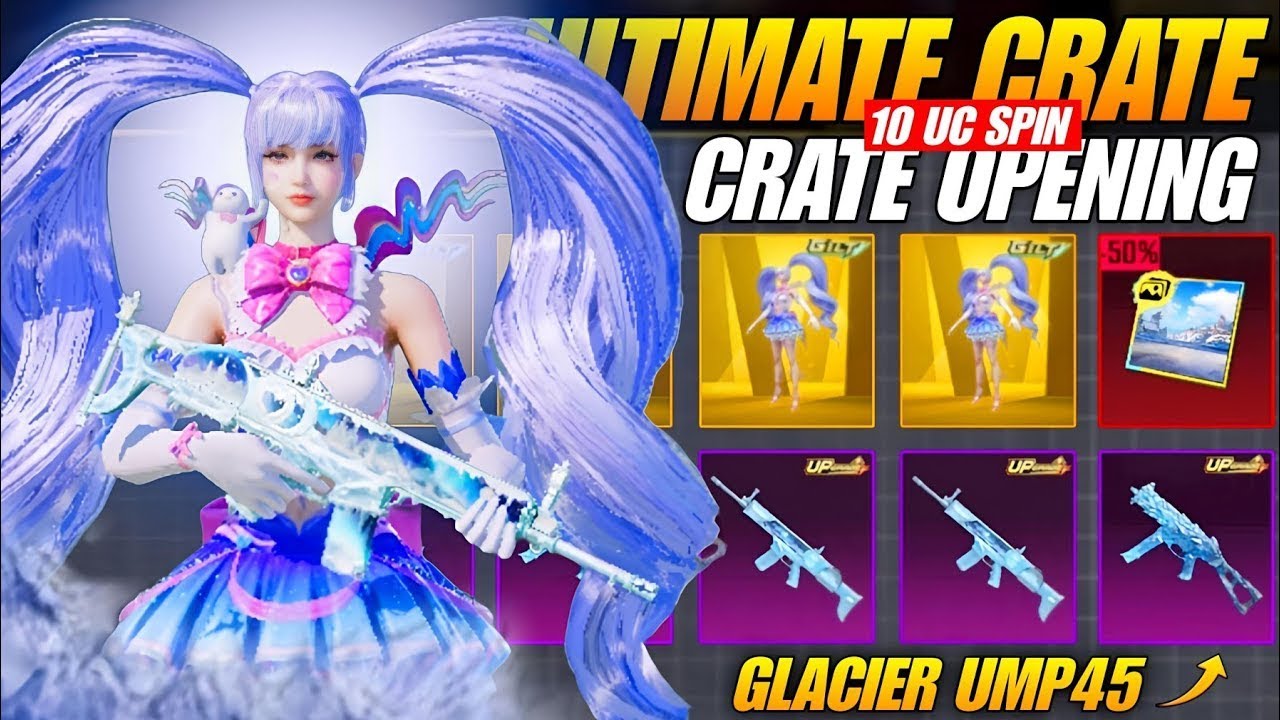 😱NEW ULTIMATE CRATE OPENING | SNOWSTAR SWEETHEART SET | SCAR-L GLACIER CRATE OPENING | UMP GLACIER 😱