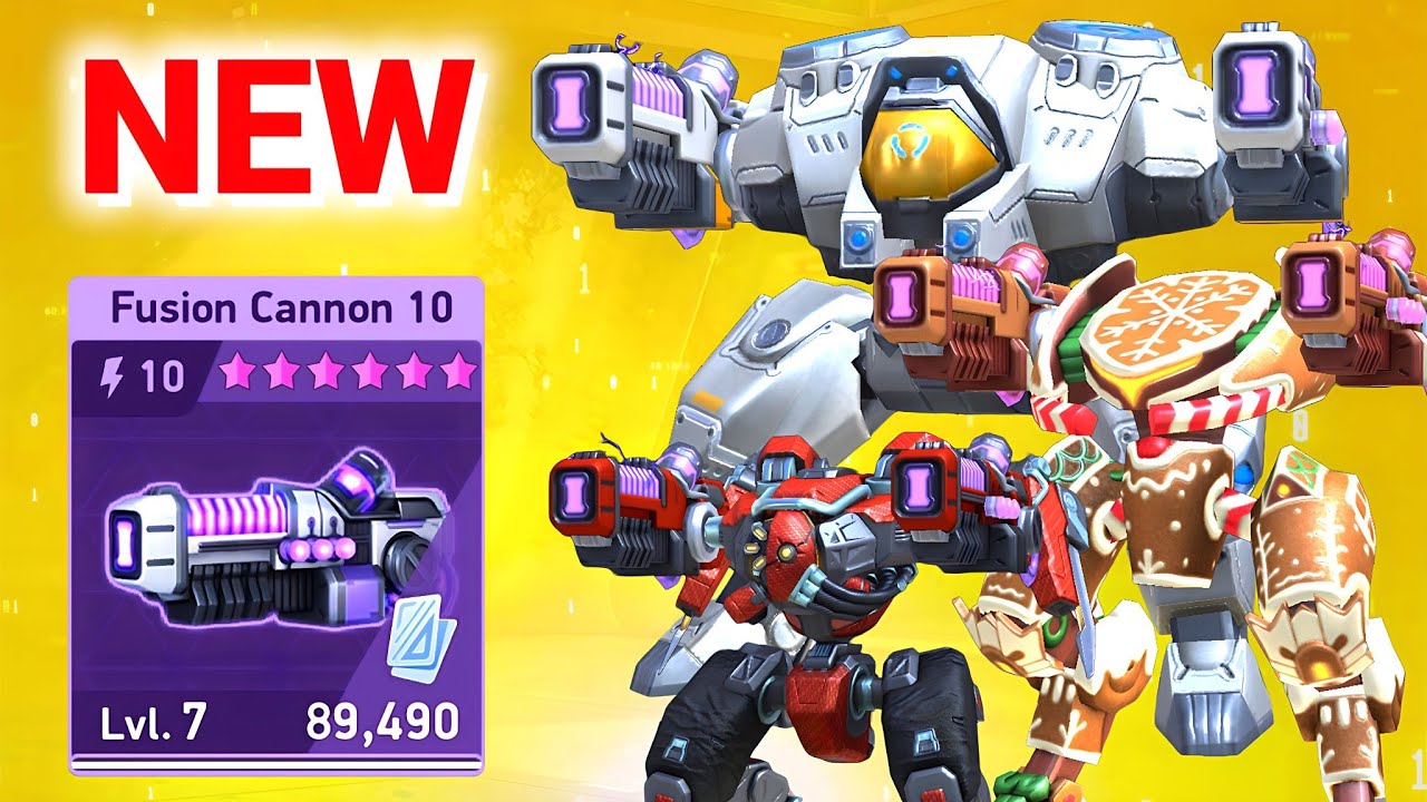 New Weapon Fusion Cannon 10 - Brickhouse Stalker Eclipse - Mech Arena