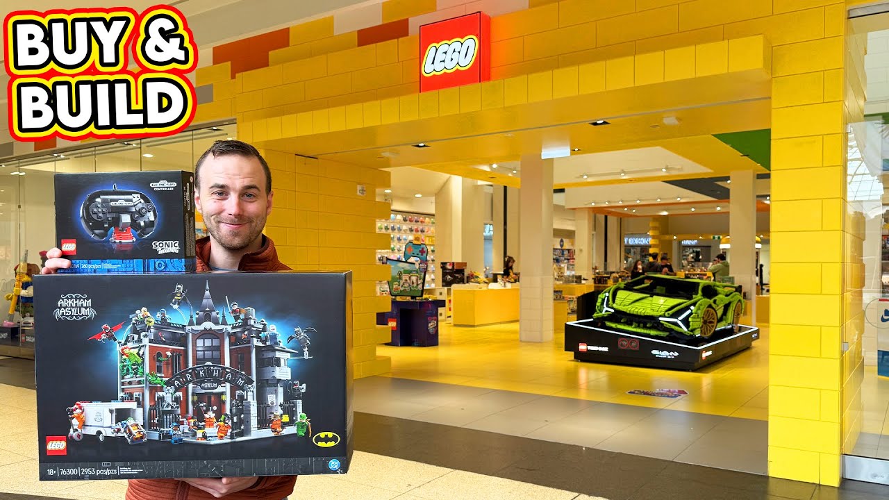 LEGO Store | Buying & Building Arkham Asylum!