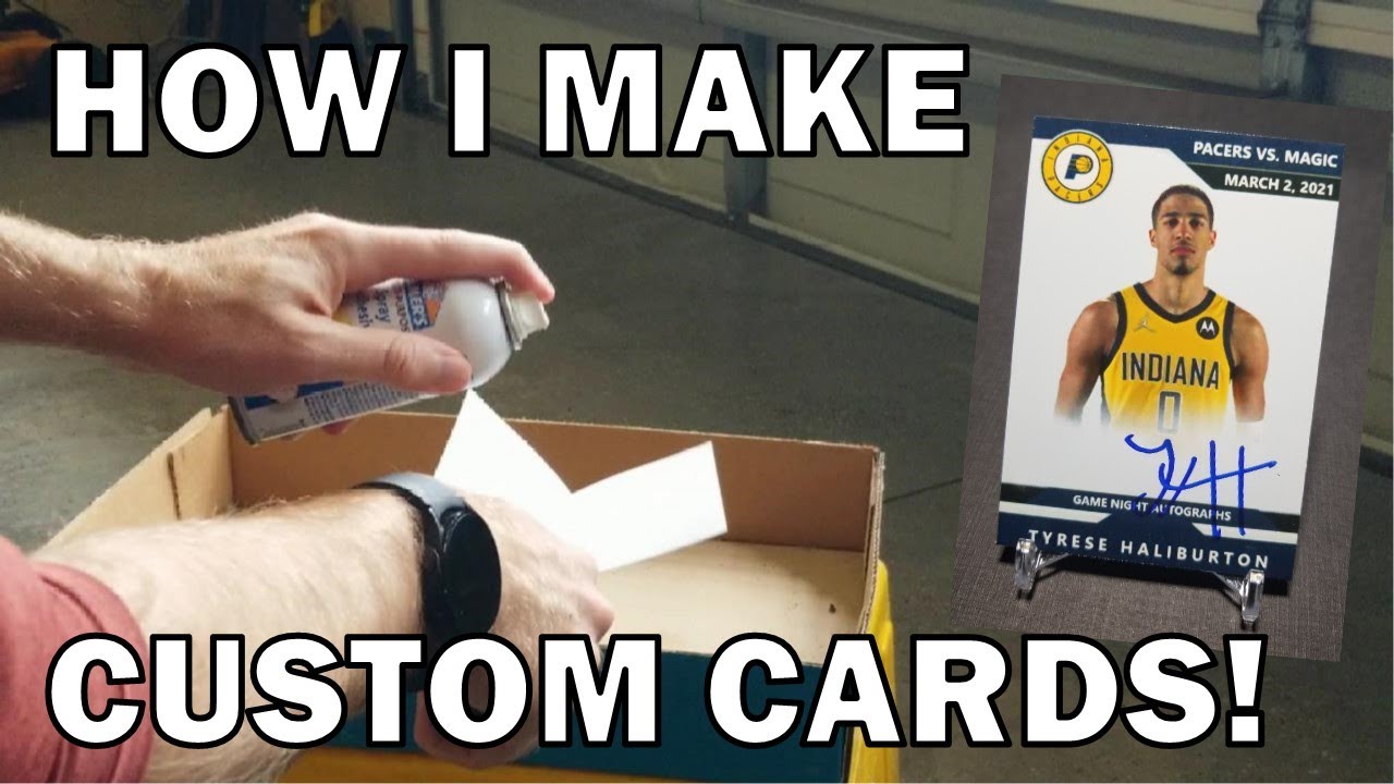 Here's How I Make Custom Trading Cards!