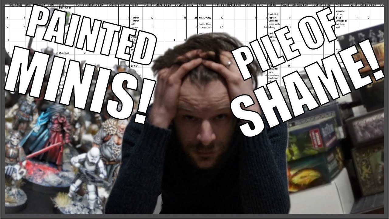 Cataloguing my ENTIRE MINIATURE COLLECTION and PILE OF SHAME