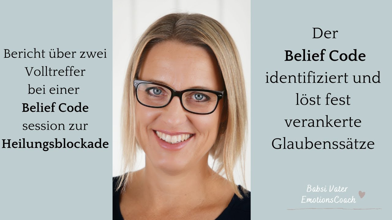 Der Belief Code identifiziert und löst sehr zutreffende Glaubenssätze, die unsere Heilung blockieren