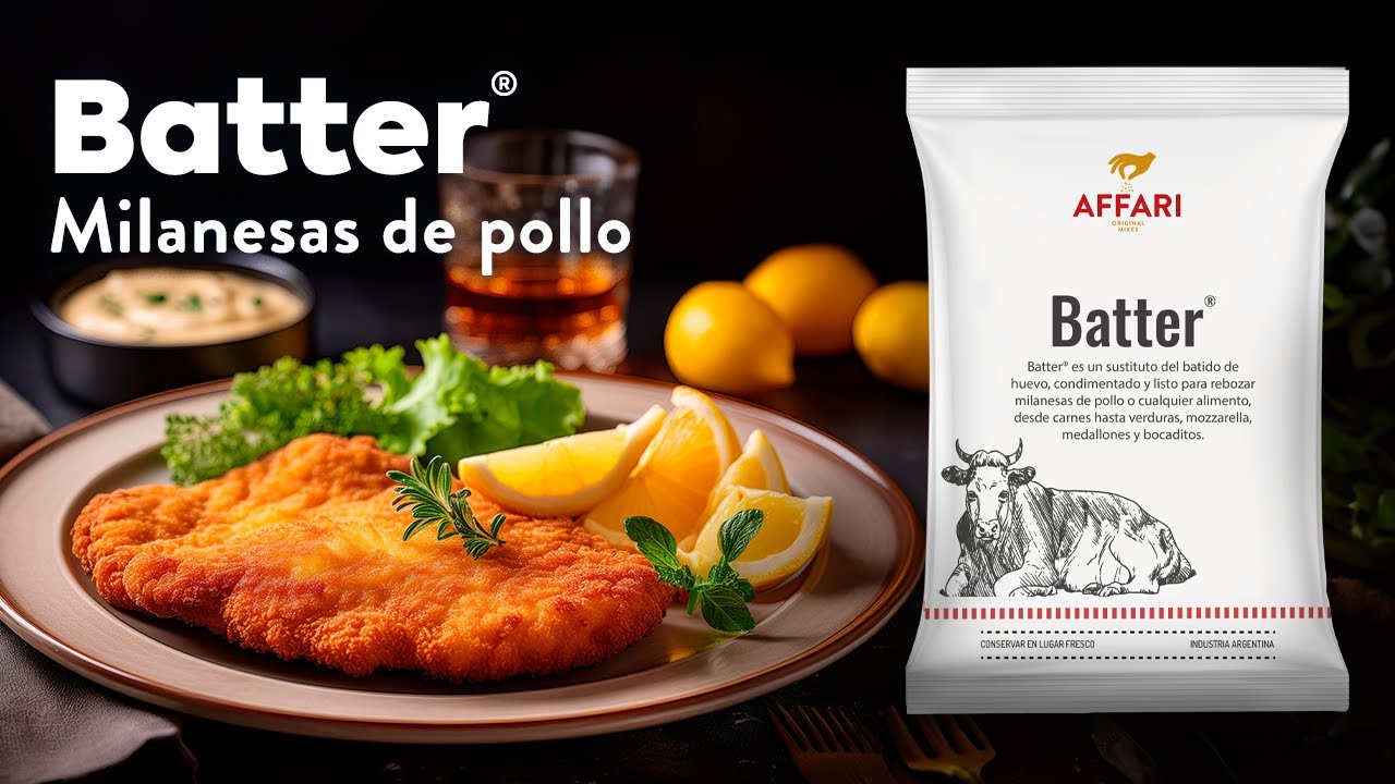 Cómo hacer milanesas de pollo con Batter® Affari?