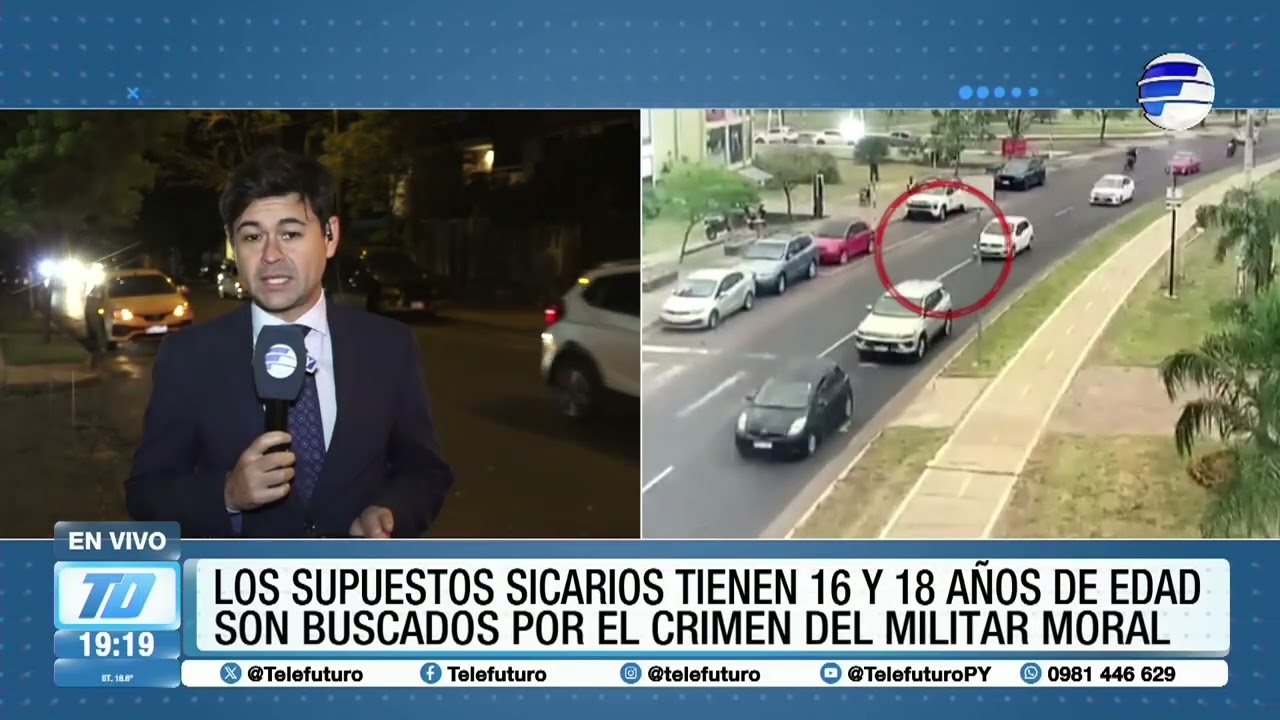 Captaron cómo presuntos sicarios del militar Guillermo Moral lo iban siguiendo