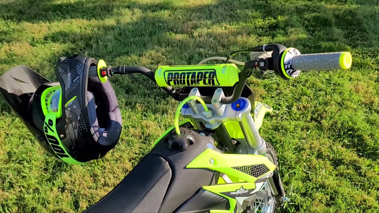 (PART 2) WALK-AROUND REVIEW 2021 THUMPSTAR 125CC pitbike dirtbike youth motorcycle
