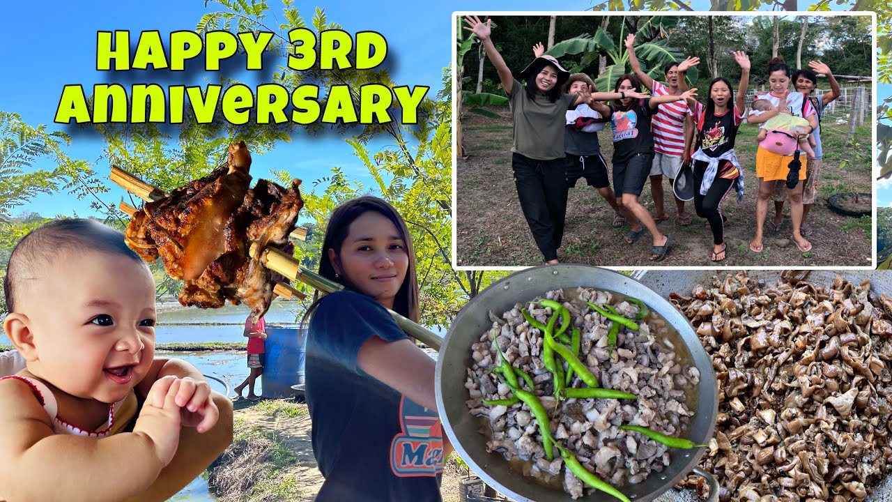 EP-524 | Simple celebration of our 3rd anniversary | kinatay na namin ang baboy | Buhay Probinsya