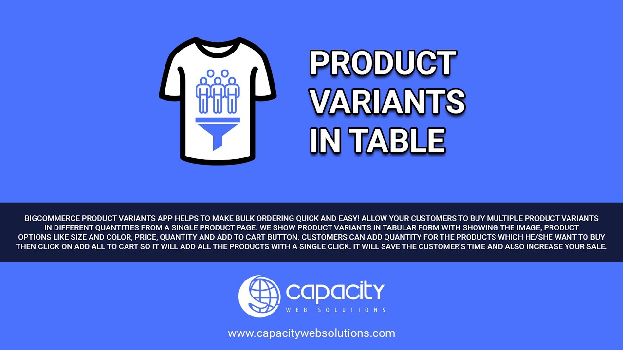 BigCommerce Products Variants in Table App Installation Steps