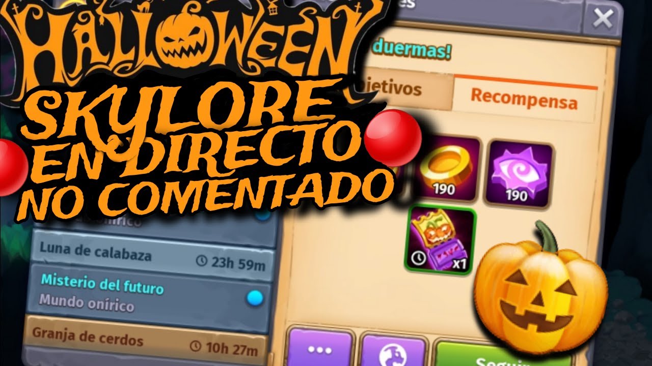 🔴(NO COMENTADO) 2da NOCHE DE HALLOWEEN EN SKYLORE🔴