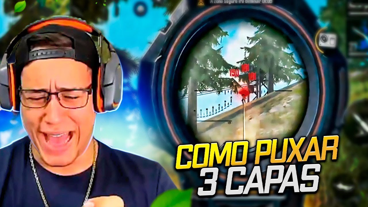 COMO PUXAR O FAMOSO TRÊS CAPAS! SEJA UM JOGADOR DIFERENCIADO!  LEVEL UP FREE FIRE