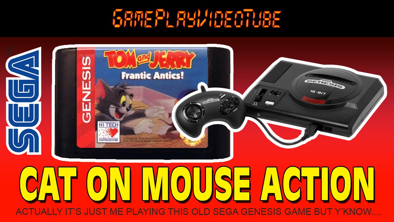 Tom and Jerry: Frantic Antics! (1993) - Sega Genesis Gameplay