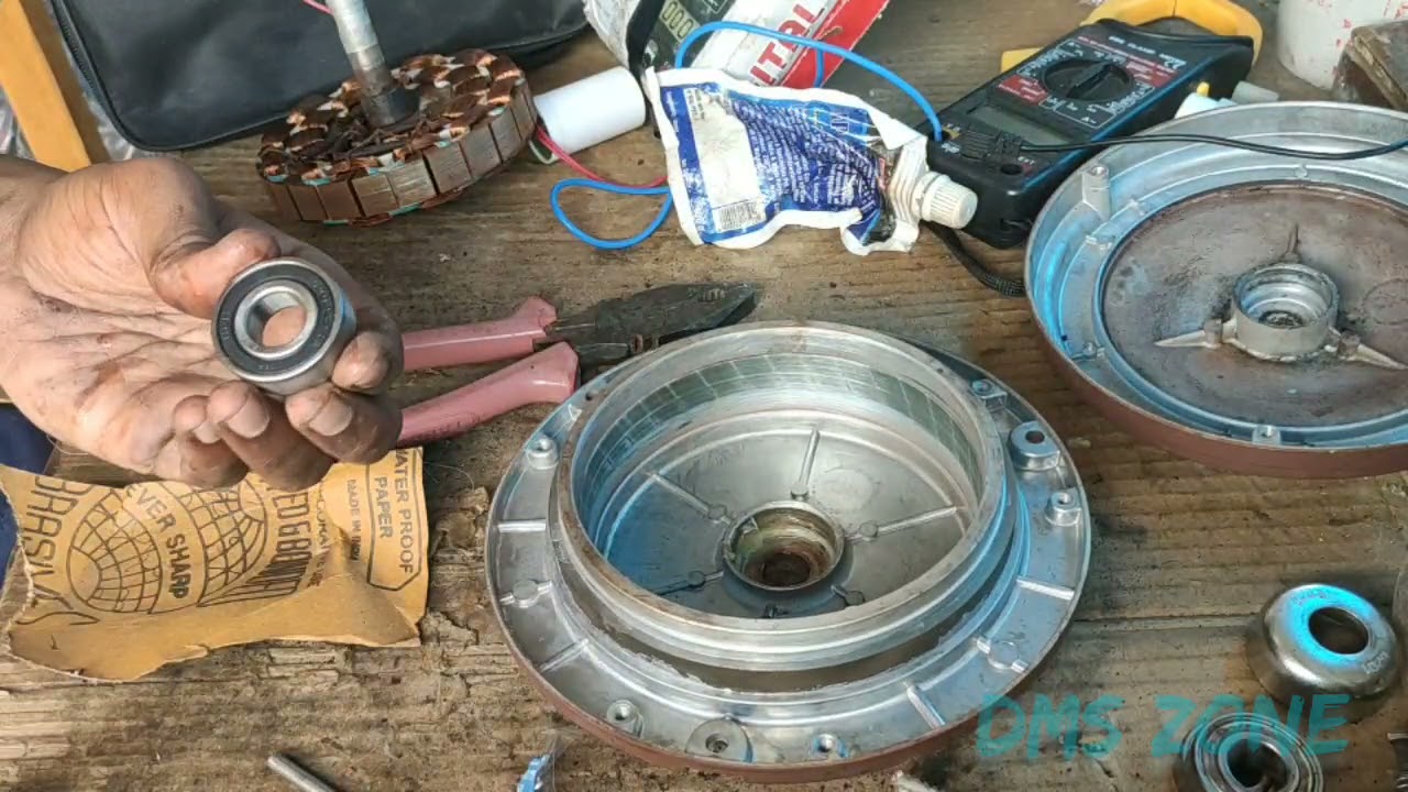 Ceiling fan Bearing Change//சீலிங் ஃபேன் பேரிங் மாற்றுவது எப்படி!!???@DMSzone